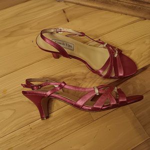 Pink Satiny Dress Shoes, size 8